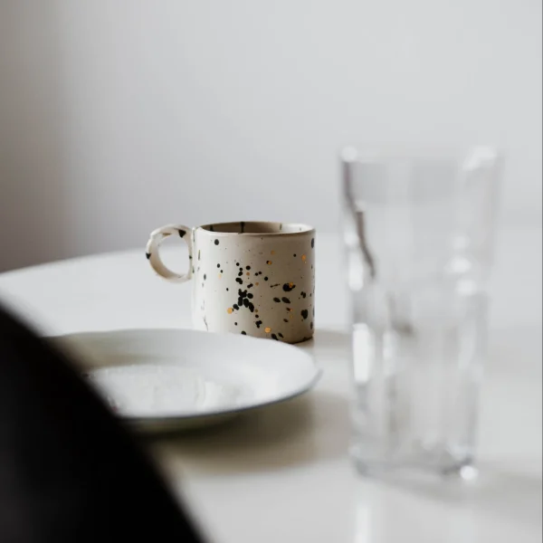 unikatna ruchno pravljena keramichka sholja za kafu i chaj